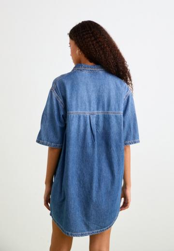 Джинсовое платье