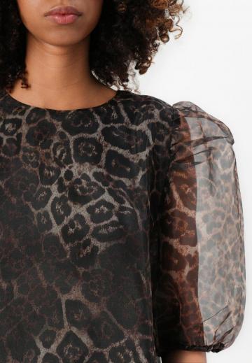 Атласная блузка