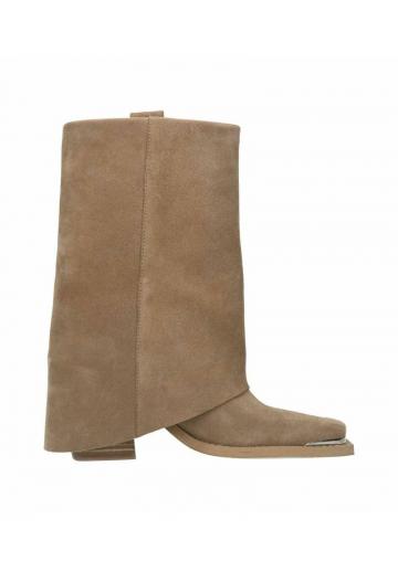 Полусапожки на высоком каблуке