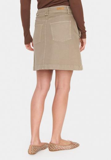 Юбка с накладными карманами