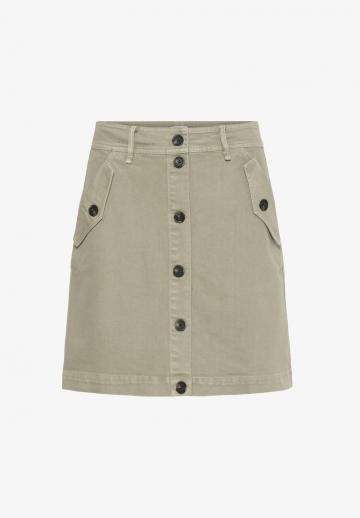 Юбка с накладными карманами