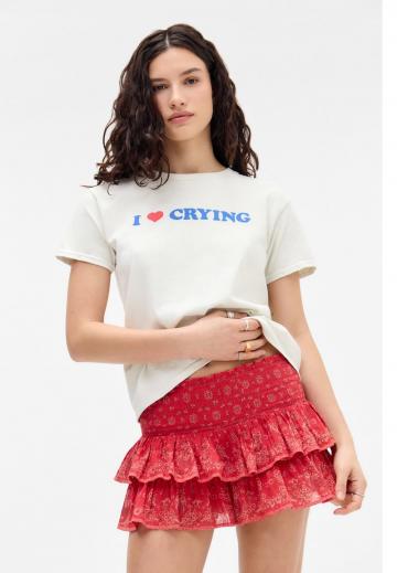 Юбка с воланами