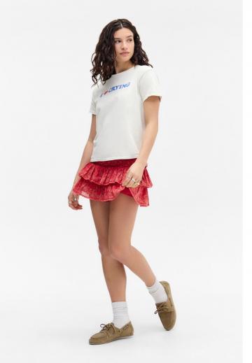 Юбка с воланами