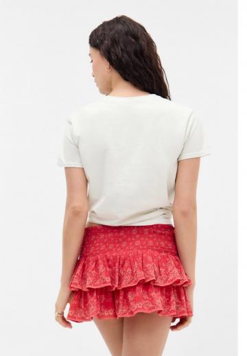 Юбка с воланами