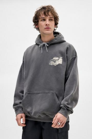 Пуловер с капюшоном