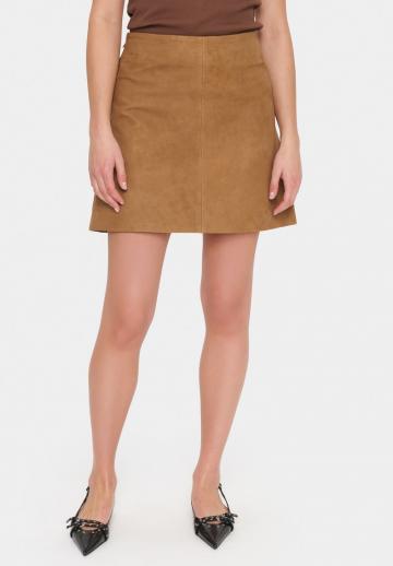 Кожаная юбка