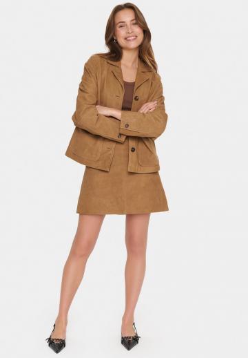 Кожаная юбка