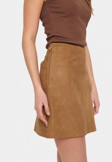 Кожаная юбка