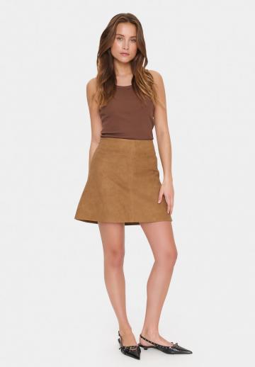 Кожаная юбка