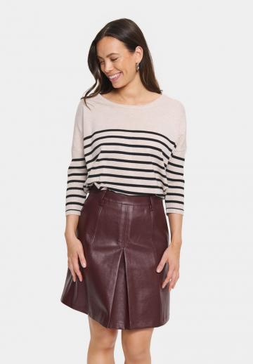 Пуловер с рукавом три четверти