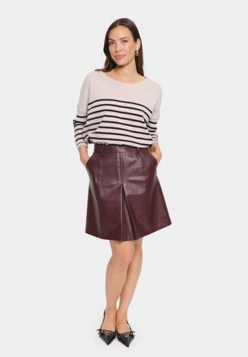 Пуловер с рукавом три четверти