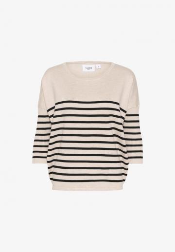 Пуловер с рукавом три четверти