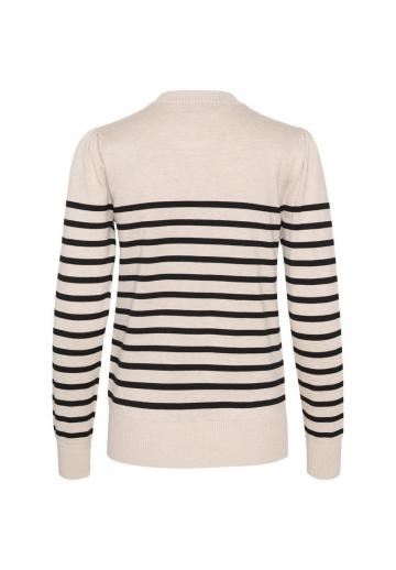 Пуловер в полоску