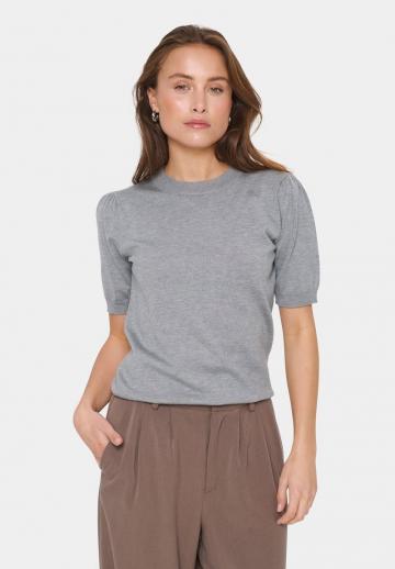 Пуловер с коротким рукавом