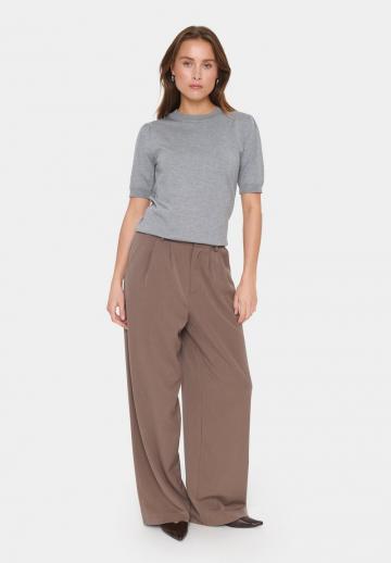 Пуловер с коротким рукавом