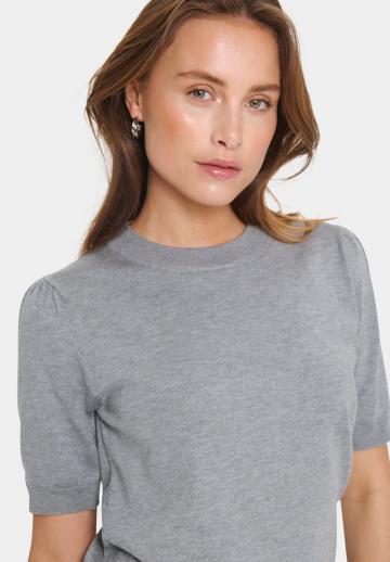 Пуловер с коротким рукавом