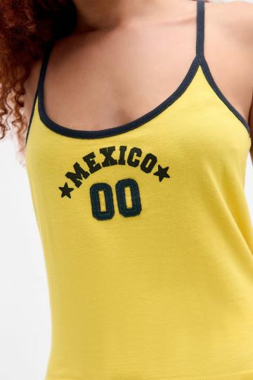 Топ на бретельках