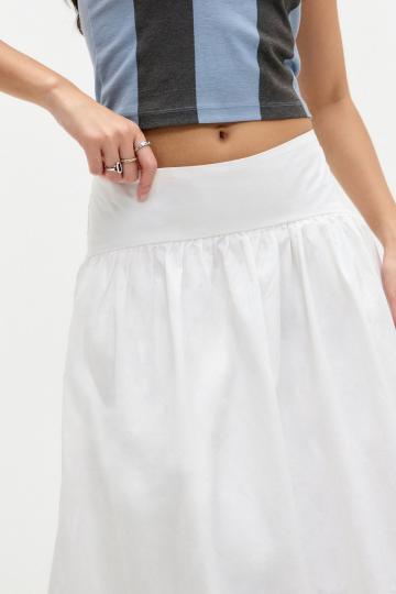 Юбка с накладными карманами