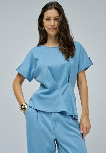 Джинсовая блузка