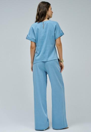 Джинсовая блузка