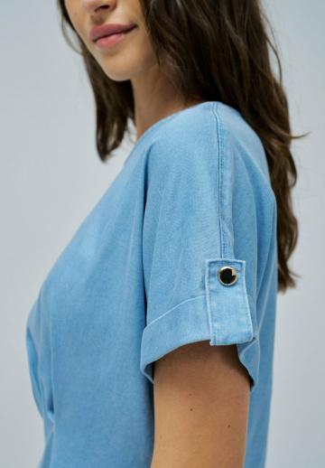 Джинсовая блузка