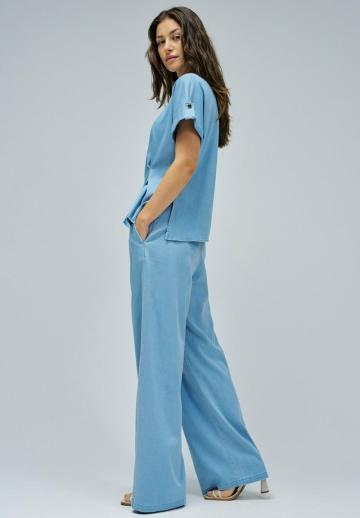 Джинсовая блузка