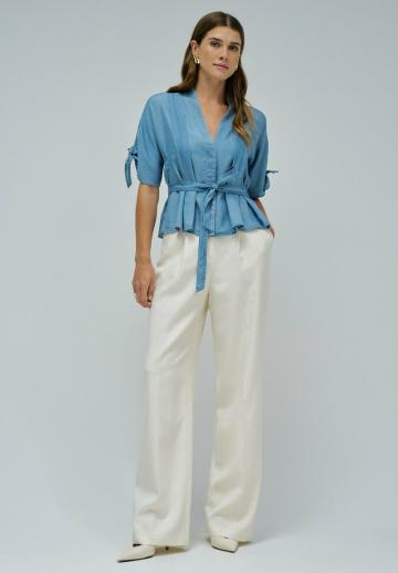 Джинсовая блузка