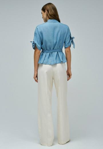 Джинсовая блузка