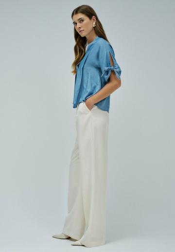 Джинсовая блузка