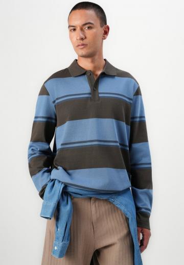 Поло с длинным рукавом