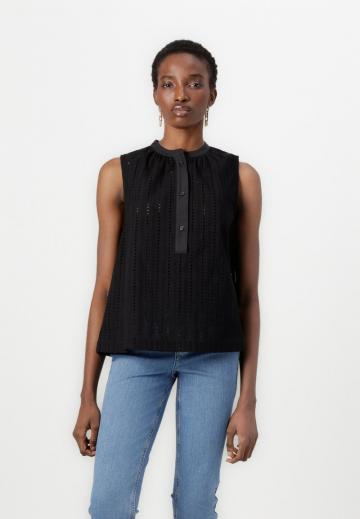 Блузка без рукавов