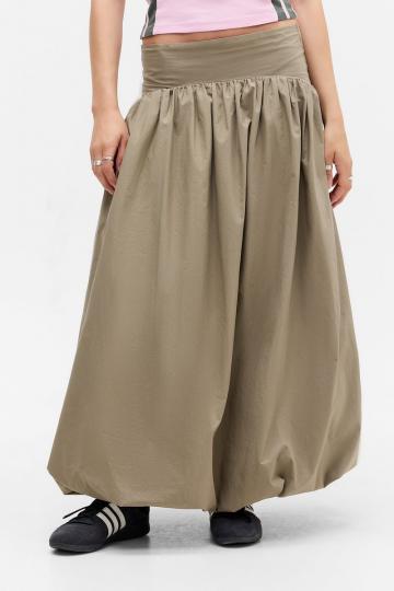 Юбка с накладными карманами