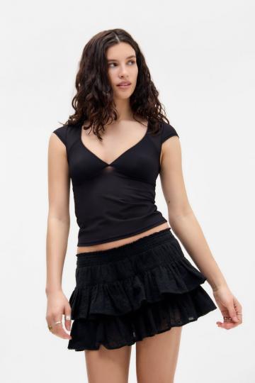 Юбка с воланами