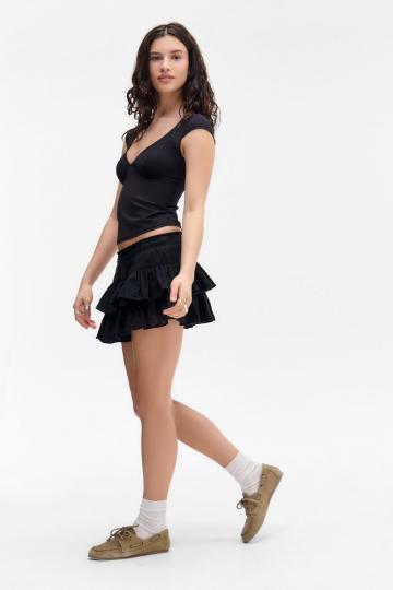 Юбка с воланами