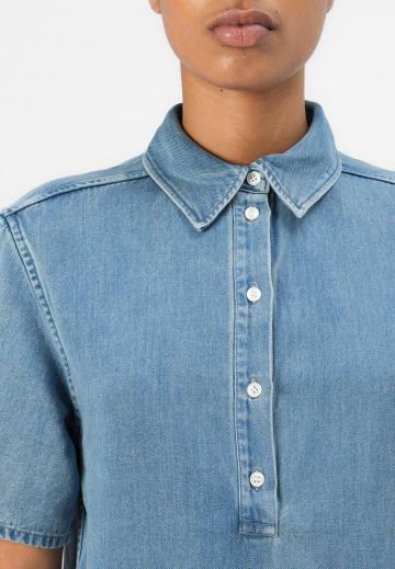 Джинсовое платье