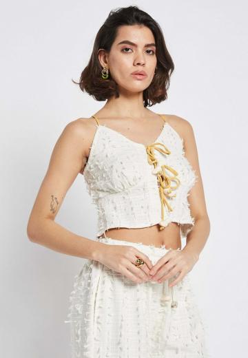 Топ на бретельках