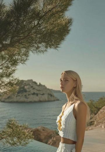 Топ на бретельках