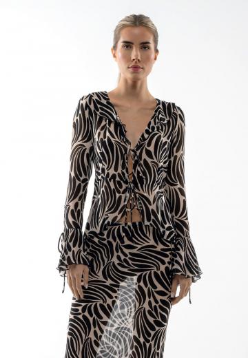 Шифоновая блузка