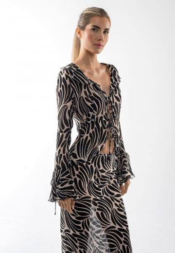 Шифоновая блузка