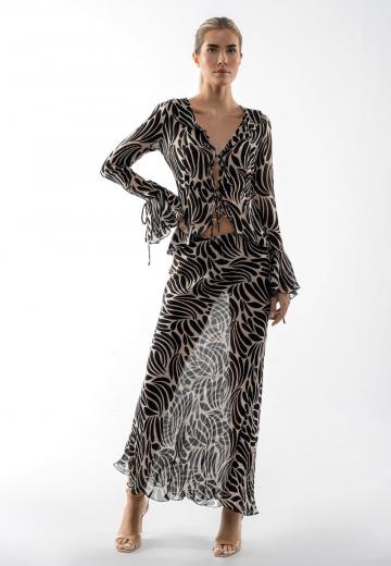 Шифоновая блузка