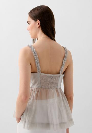 Топ на бретельках