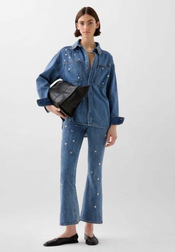 Джинсовая блузка