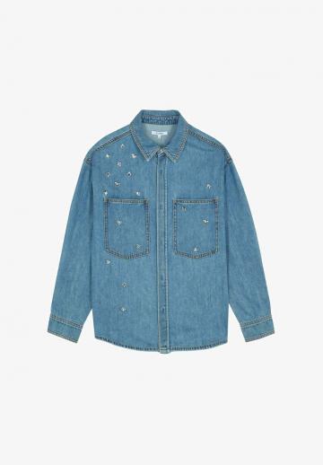 Джинсовая блузка