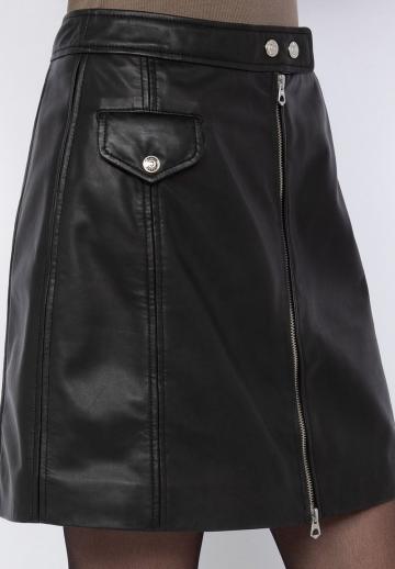 Кожаная юбка