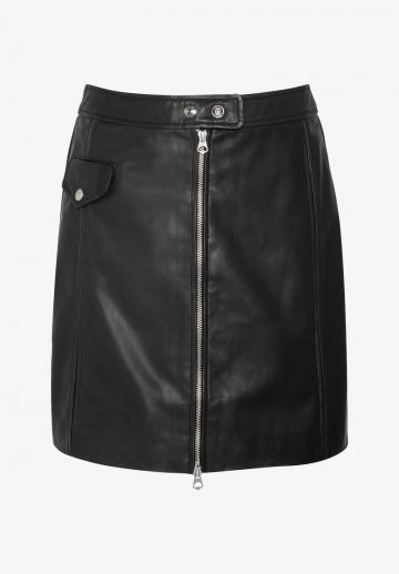 Кожаная юбка
