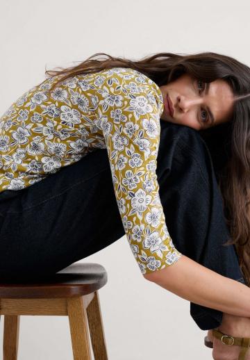 Майка с рукавом три четверти