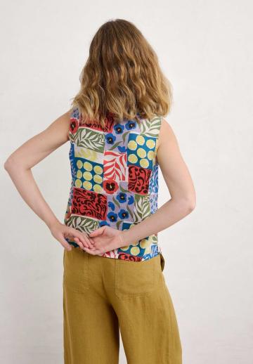 Блузка без рукавов