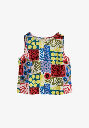 Блузка без рукавов