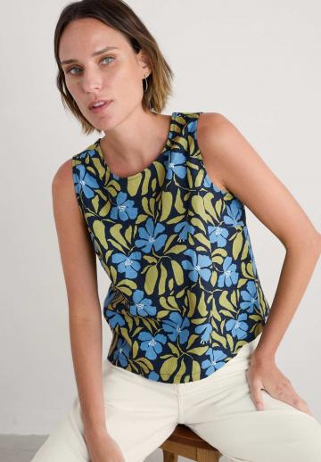 Блузка без рукавов