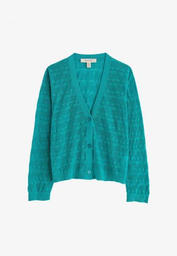Жаккардовая вязаная кофта